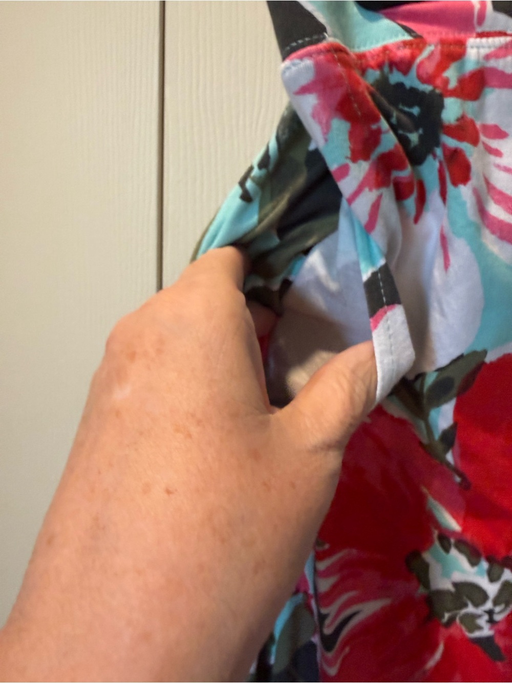 # D&Co BEACH XLP Floral Knit Beach Pants - Picture 3 of 5